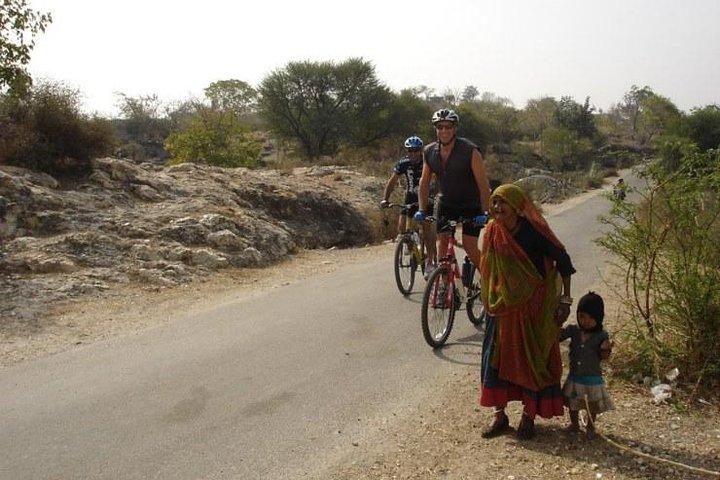 Esplora villaggi del Rajasthan in bicicletta con pranzo