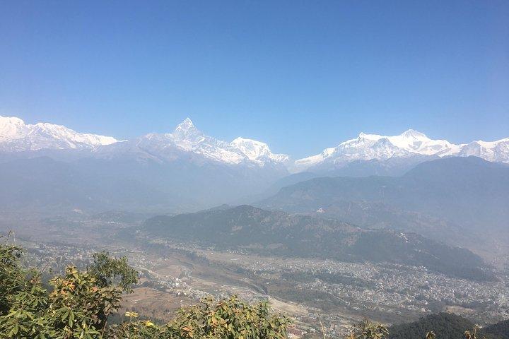 Nem vandring til Sarangkot World Peace Stupa fra Pokhara