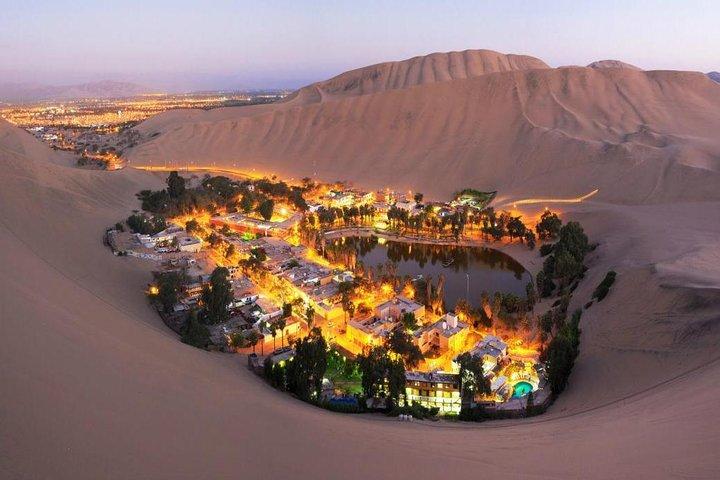 Paracas, Ica og Huacachina Oasis fra Lima med Touristic Van