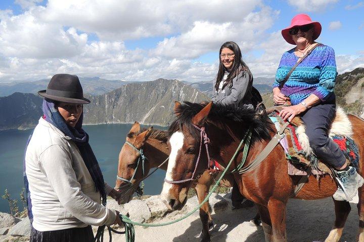 Quilotoa Crater Lake Privédagtour met lunch