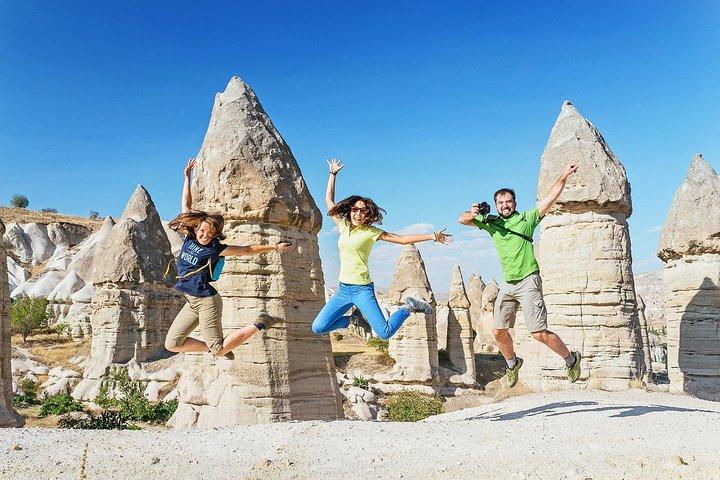 Tour de dia completo Cappadocia vermelho e verde combinado com guia