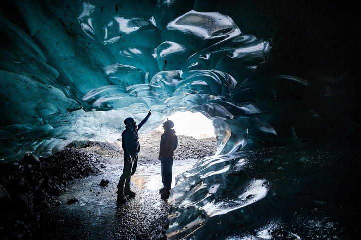 2 - Day Sydkusten och Ice Cave Adventure från Reykjavik