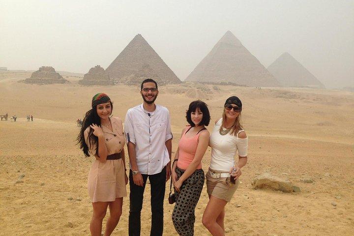 Tour privato a Giza Pyramids Sphinx Memphis Saqqara e Dahshur Pyramids