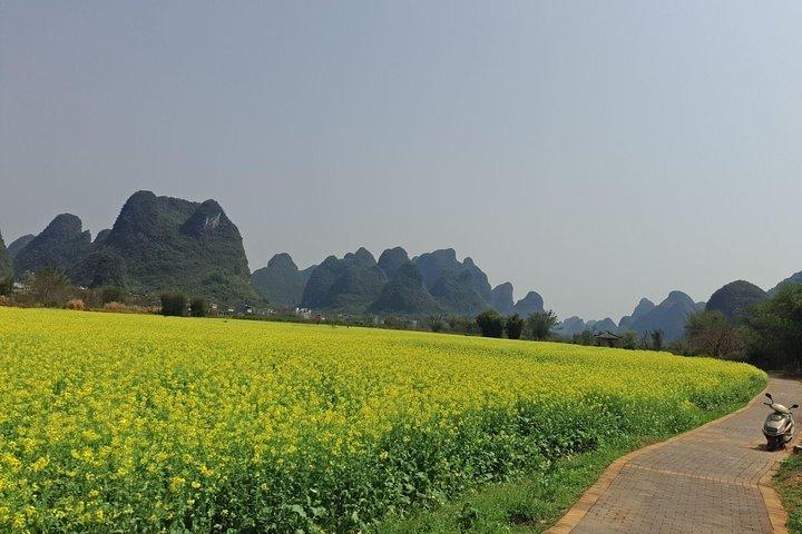 1 Dia Yangshuo Tour Privado com o Scooter