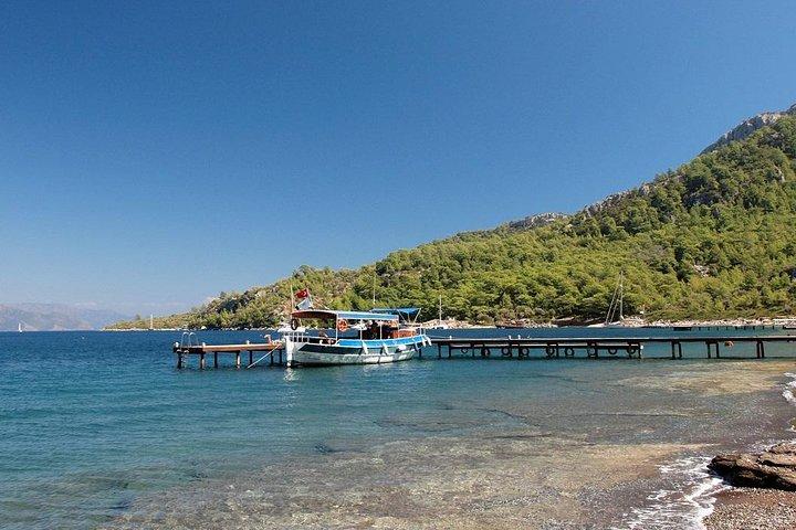 Excursion d'une journée complète en bateau Marmaris avec transferts