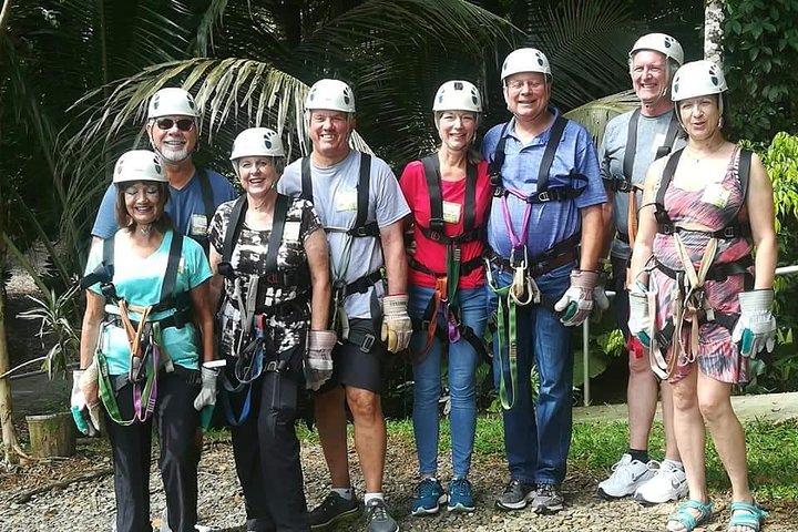 Veragua Zipline Canopy Tour. Landausflug von Puerto Limon
