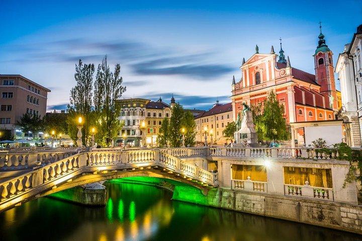 Private Weihnachtsstadtführung in Ljubljana ab Ljubljana