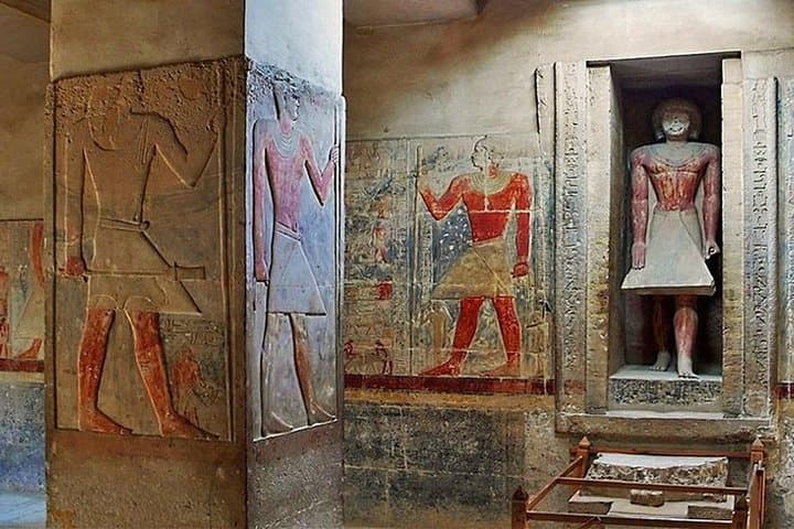 All Saqqara treasures (Pyramids and Tombs) and the underground Serapeum