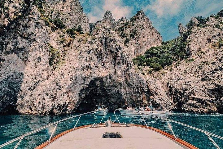 Halvdagstur på Capri med privat båt