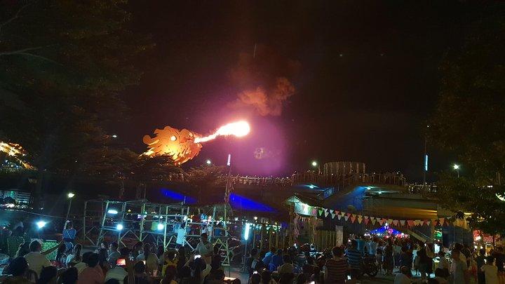 DA NANG NIGHTLIFE Tour med MARBLE MOUNTAIN, MONKEY MOUNTAIN & DRAGON BRIDGE