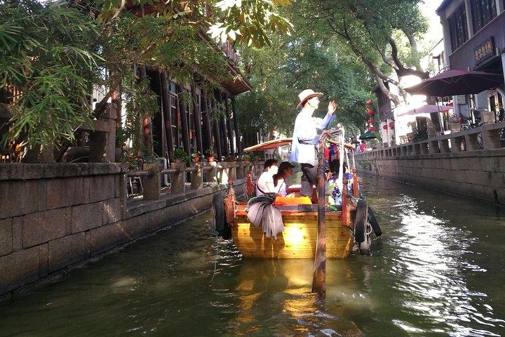オプション付き上海からの蘇州と同里のウォータータウンプライベートツアー