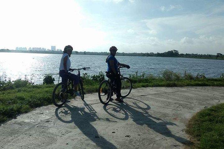 Fiets de Kolkata Wetlands en verbluffende uitzichten