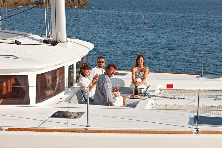 Premium Santorini Private Day Tour Elba 45, BBQ, Getränke, Transfer