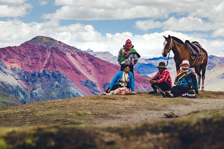 Randonnée d'une journée en petit groupe Rainbow Mountain & Red Valley au départ de Cusco