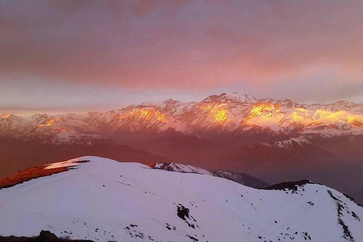 Half-Day Private Andes Hiking Tour from Santiago, carbon neutral.