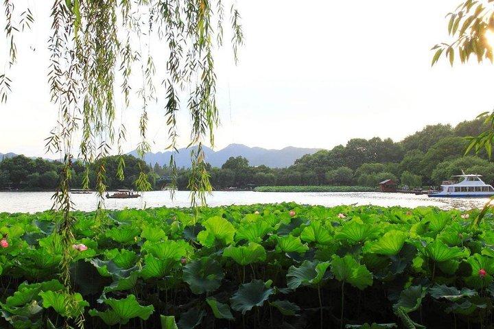 新幹線で上海からオールインクルーシブ古典的なプライベート杭州日帰り旅行