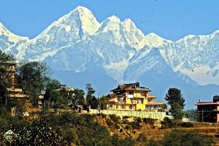 Nagarkot Sunrise Day Tour-weergave van het Himalayagebergte met Hotel Pickup