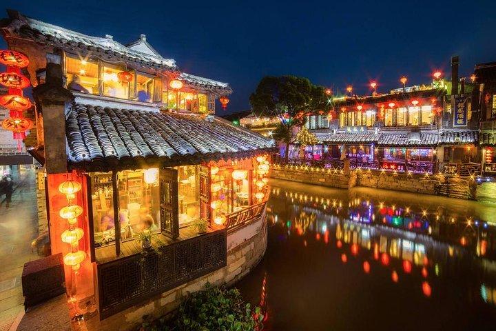 Private Nachtfahrt zur Xitang Water Town von Shanghai