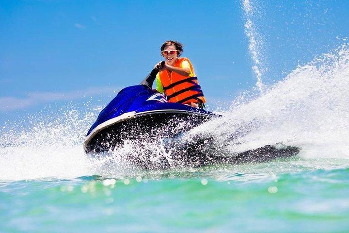 Jetskiverleih Maunalua Bay : Tandemfahrt mit zwei Personen
