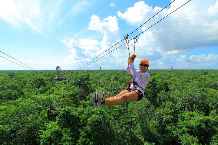 Full-Day Snorkel Extreme Adventure Tour from Riviera Maya
