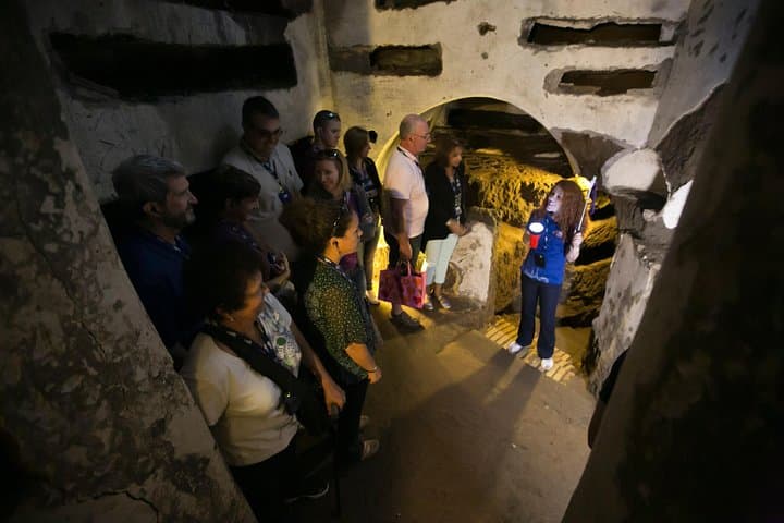 The Original Roman Crypts and Catacombs Tour with Transfers