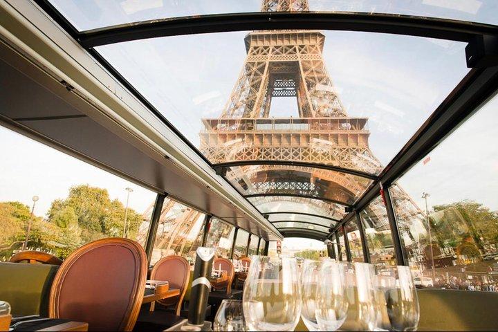 PARIS: Déjeuner gastronomique en bus de luxe dans la capitale de l'amour