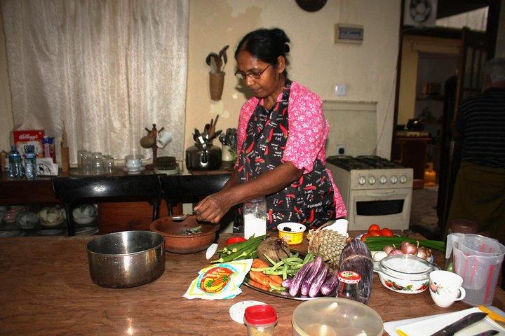 Markedstur og Sri Lankas madlavningskursus inde i Galle Fort