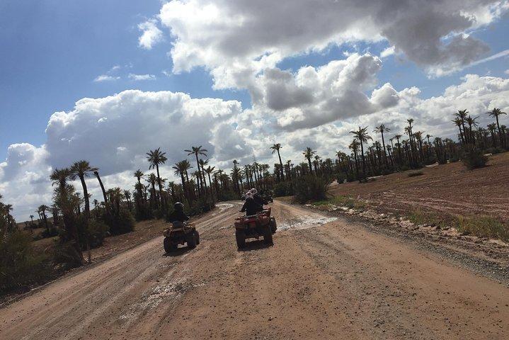 2 Stunden QUAD RADFAHREN in der Palmenoase (Palmerie) MARRAKECH