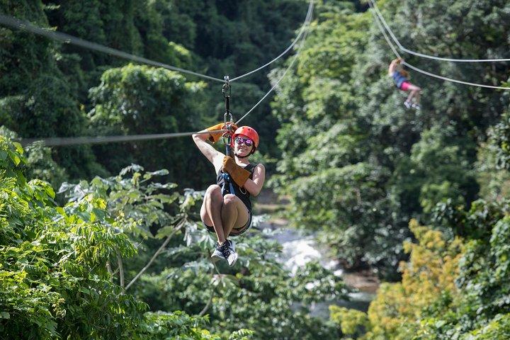 Dual Zipline side-by-side eventyr i Punta Cana