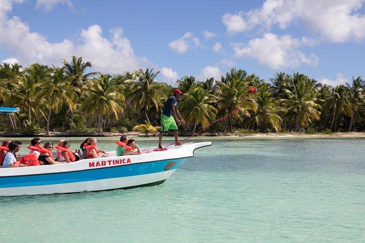 From Punta Cana: Saona Island & Altos de Chavon Day Trip with Lunch and Open Bar