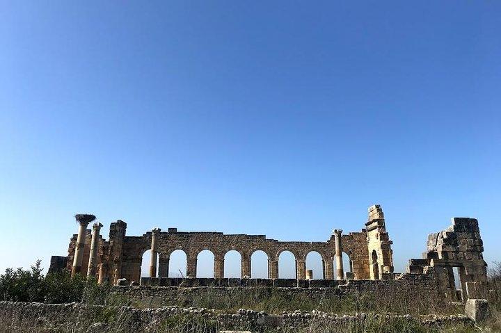 Udflugt til Volubilis, Moulay Idriss Zerhoun og Meknes