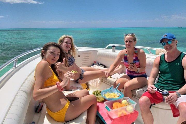 Premium "First Lady" Private Schnorchel & El Cielo Sandbar Charter