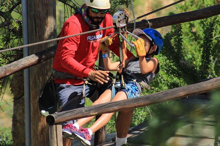 Ziplines äventyr De bästa ziplines över kanjonerna