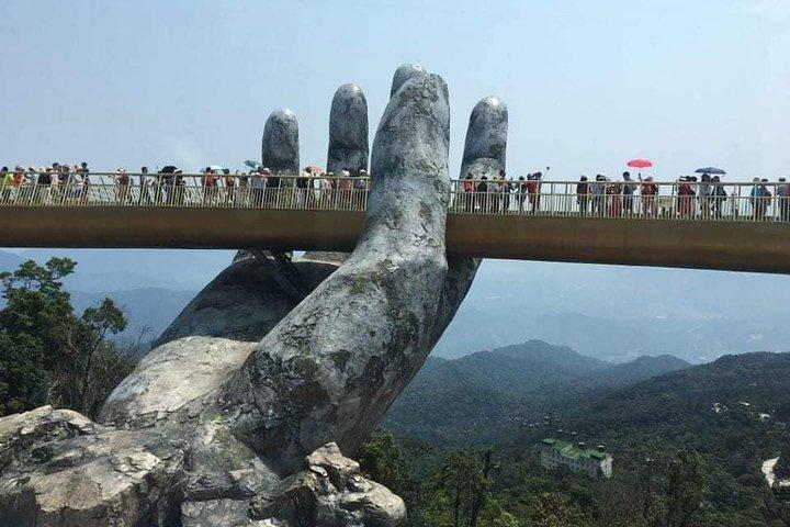 GOLDEN BRIDGE & BA NA HILLS von HOTELS in DA NANG oder HOI AN Stadt