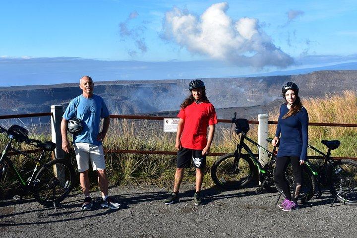 Tour autoguidato in e-bike audio GPS Parco nazionale dei vulcani delle Hawaii