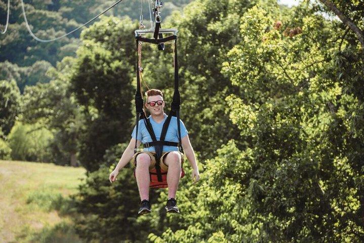 Vigilante Extreme Ziprider-ervaring in Branson