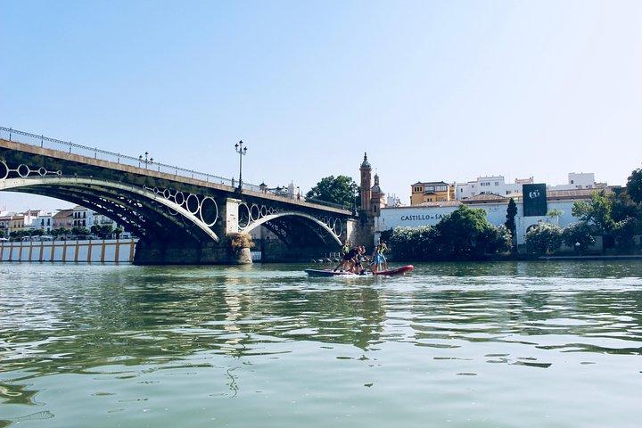 Sevilla: Paddle Surf op een XXL Board