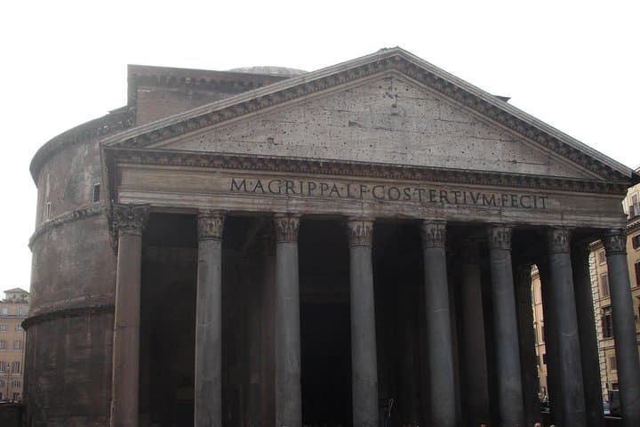 City walk through Spanish steps, Trevi fountain, Pantheon, Navona, Angel Castle