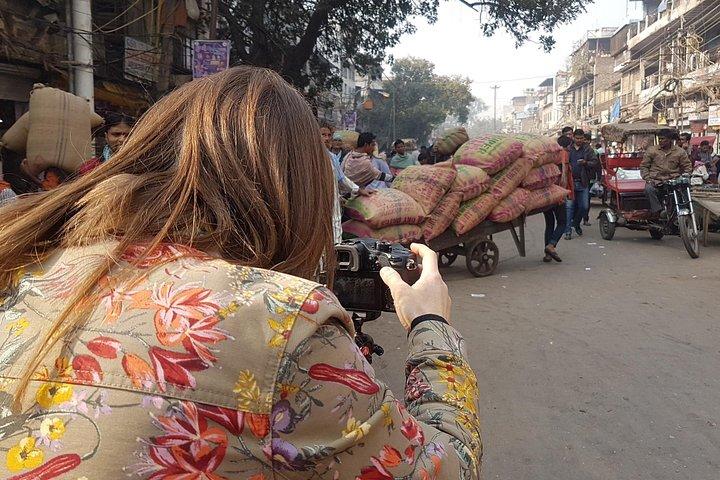 Old Delhi - Visite des joyaux cachés en pousse-pousse avec guide et casques audio