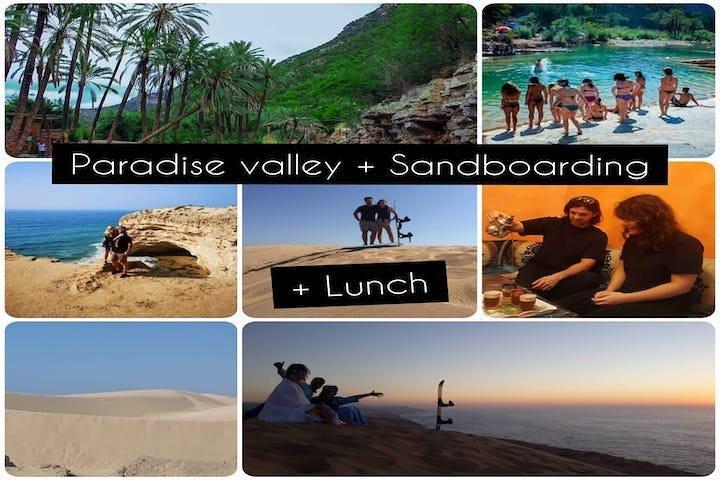 Full day Trip To Paradise valley & Sandboarding(sand surfing) with Lunch
