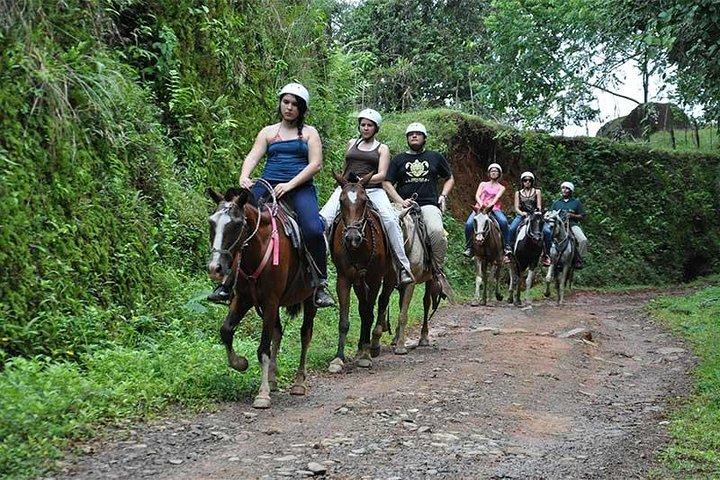 Tirolesa e Cavalgada com visita a Cachoeira em Jacó