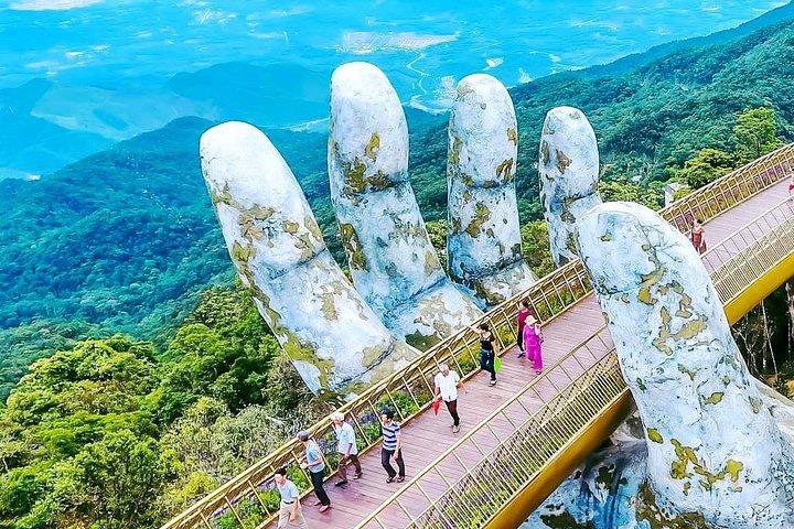 Busslinje Hoi An till Golden Bridge Ba Na Hill