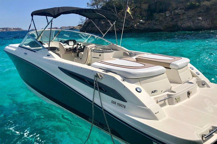 Passeio de barco - Sea Ray SLX 270 8h e 4h e Sunsettour