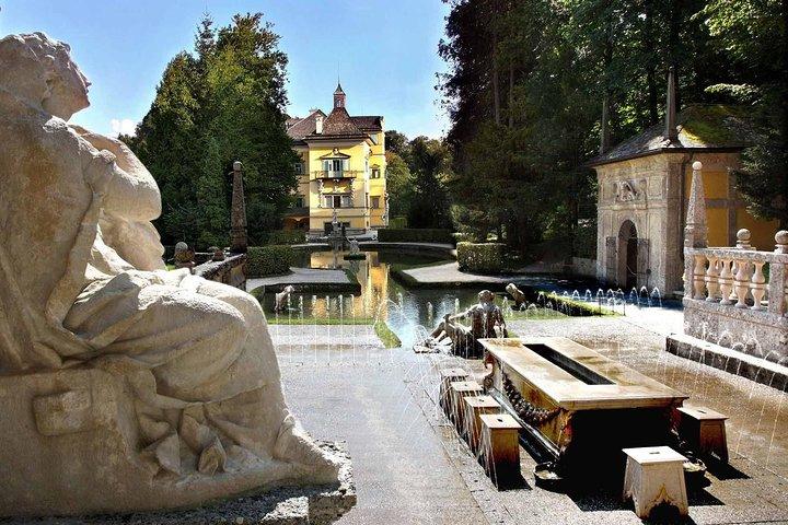 Flodkrydstogt til Hellbrunn, Palace og verdensberømte springvand