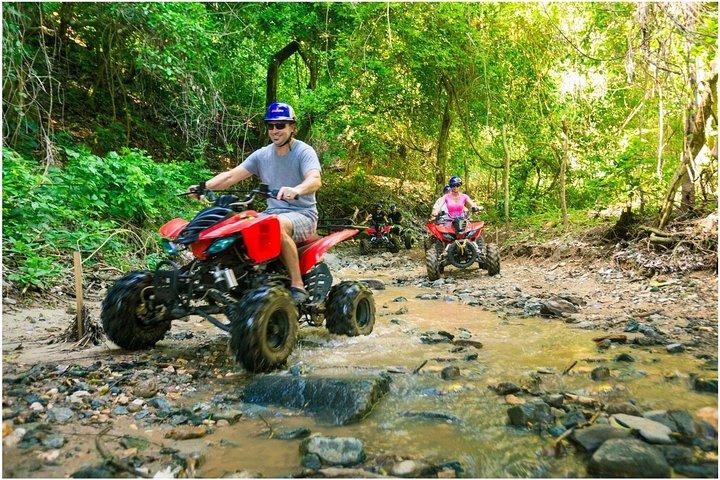 Roatan Sloths em habitat natural: ATV Buggy Tour Zipline & praia