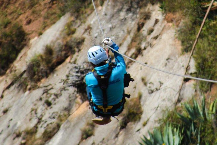Zipline i Chinchero (Inkaernas heliga dal)