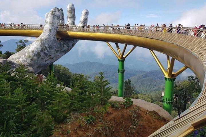 Golden Bidge, Marble Mountain y Monkey Mountains desde el hotel en Da Nang o Hoi An