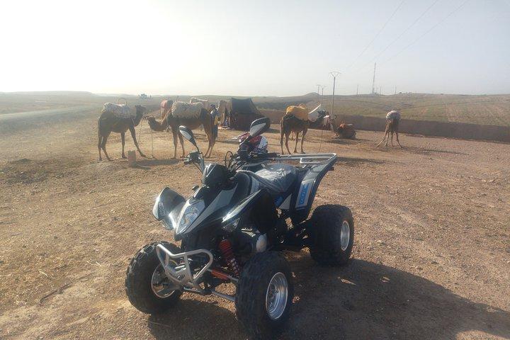 Quad Biking & camel ride Agafay desert with Lunch or dinner
