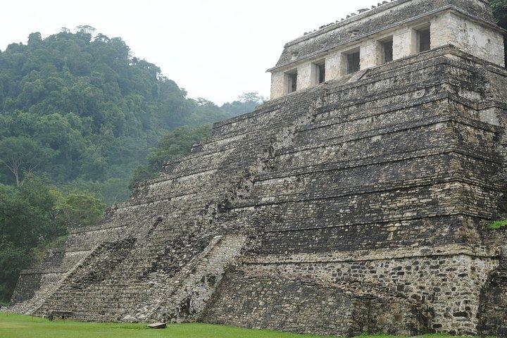 Palenque Archaelogical Site, Agua Azul och Misolha vattenfall Combo Tour