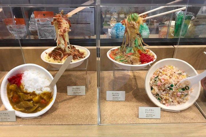 日本語サンプル食品作りと浅草歴史ツアー